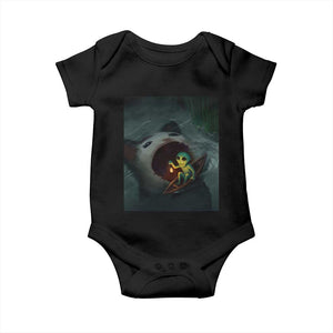 Funny Alien Cat Meme Baby Onesie Weird Silly TS10 Black Print Your Wear