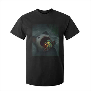 Funny Alien Cat Meme T Shirt For Kid Weird Silly TS10 Black Print Your Wear