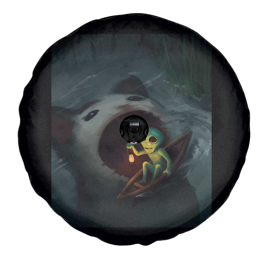 Funny Alien Cat Meme Spare Tire Cover Weird Silly TS10 Print Your Wear