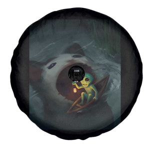 Funny Alien Cat Meme Spare Tire Cover Weird Silly TS10 Print Your Wear