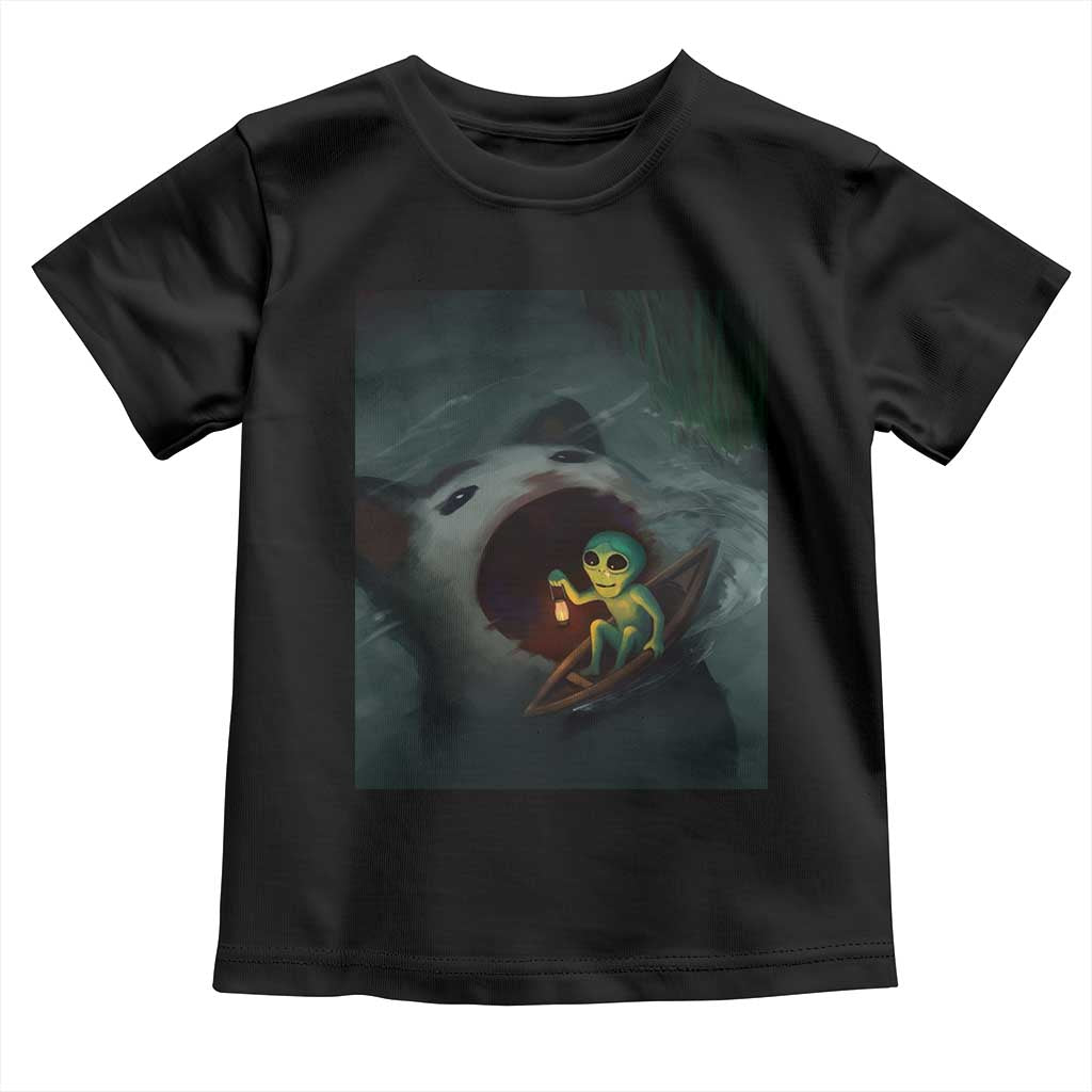 Funny Alien Cat Meme Toddler T Shirt Weird Silly TS10 Black Print Your Wear