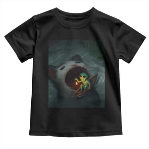 Funny Alien Cat Meme Toddler T Shirt Weird Silly TS10 Black Print Your Wear