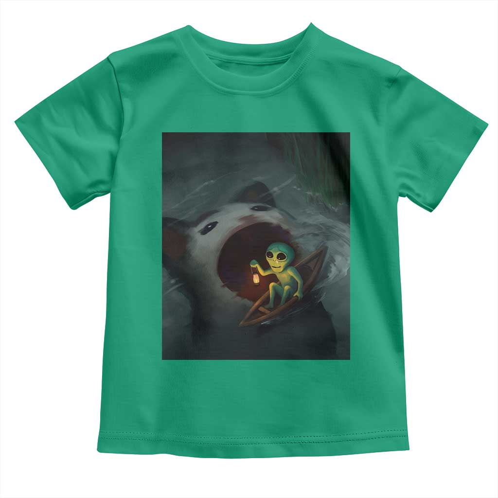 Funny Alien Cat Meme Toddler T Shirt Weird Silly TS10 Irish Green Print Your Wear