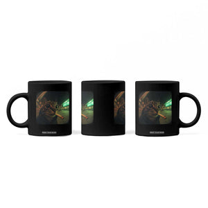 Funny Smoking Cat Coffee Mug Retro 90s Grunge Cat Selfie Streetwear Meme TS10 Print Your Wear