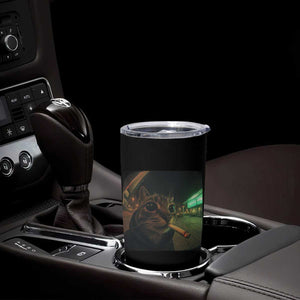 Funny Smoking Cat Tumbler Cup Retro 90s Grunge Cat Selfie Streetwear Meme TS10 Print Your Wear