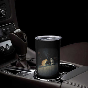Funny Smoking Cat Tumbler Cup Retro 90s Grunge Kitty Streetwear Meme TS10 Print Your Wear