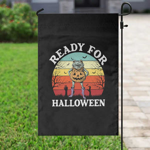 Funny Halloween Frog Garden Flag Retro Spooky Season Funny Frogs Costume TS10 Print Your Wear