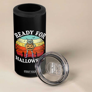 Funny Halloween Frog 4 in 1 Can Cooler Tumbler Retro Spooky Season Funny Frogs Costume TS10 Print Your Wear