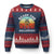 Funny Halloween Frog Ugly Christmas Sweater Retro Spooky Season Funny Frogs Costume TS10 Navy Red Print Your Wear