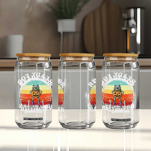 Funny Halloween Frog Glass Can Retro Spooky Season Funny Frogs Costume TS10 Print Your Wear