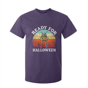 Funny Halloween Frog T Shirt For Kid Retro Spooky Season Funny Frogs Costume TS10 Purple Print Your Wear