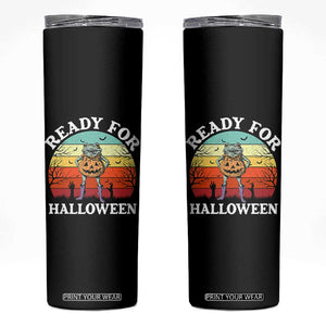 Funny Halloween Frog Skinny Tumbler Retro Spooky Season Funny Frogs Costume TS10 Black Print Your Wear