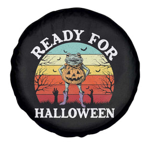 Funny Halloween Frog Spare Tire Cover Retro Spooky Season Funny Frogs Costume TS10 Print Your Wear