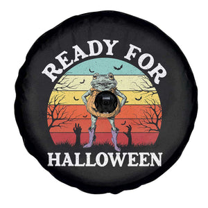 Funny Halloween Frog Spare Tire Cover Retro Spooky Season Funny Frogs Costume TS10 Print Your Wear