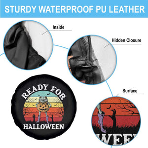 Funny Halloween Frog Spare Tire Cover Retro Spooky Season Funny Frogs Costume TS10 Print Your Wear