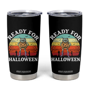 Funny Halloween Frog Tumbler Cup Retro Spooky Season Funny Frogs Costume TS10 Black Print Your Wear