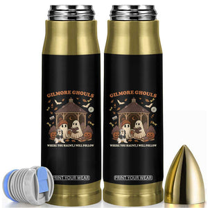 Gilmore Ghouls Halloween Bullet Tumbler Retro Book Lover Cute Ghost Fall Pumpkin TS10 Black Print Your Wear