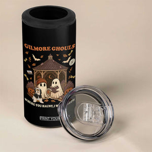 Gilmore Ghouls Halloween 4 in 1 Can Cooler Tumbler Retro Book Lover Cute Ghost Fall Pumpkin TS10 Print Your Wear