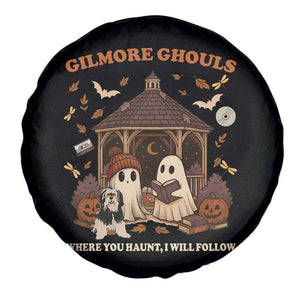 Gilmore Ghouls Halloween Spare Tire Cover Retro Book Lover Cute Ghost Fall Pumpkin TS10 Print Your Wear