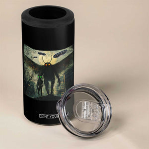 Mothman Aliens 4 in 1 Can Cooler Tumbler Funny Cryptid Alien UFO TS10 Print Your Wear