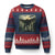 Mothman Aliens Ugly Christmas Sweater Funny Cryptid Alien UFO TS10 Navy Red Print Your Wear