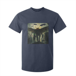 Mothman Aliens T Shirt For Kid Funny Cryptid Alien UFO TS10 Navy Print Your Wear
