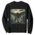 Mothman Aliens Sweatshirt Funny Cryptid Alien UFO TS10 Black Print Your Wear