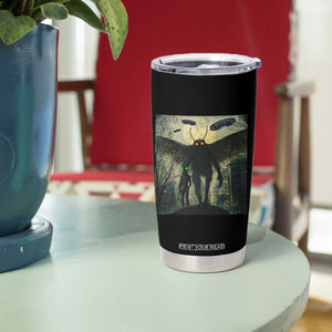 Mothman Aliens Tumbler Cup Funny Cryptid Alien UFO TS10 Print Your Wear