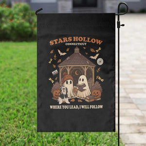 Halloween Stars Hollow Garden Flag Retro Book Lover Cute Ghost Fall Pumpkin TS10 Print Your Wear