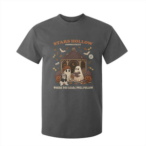 Halloween Stars Hollow T Shirt For Kid Retro Book Lover Cute Ghost Fall Pumpkin TS10 Dark Heather Print Your Wear