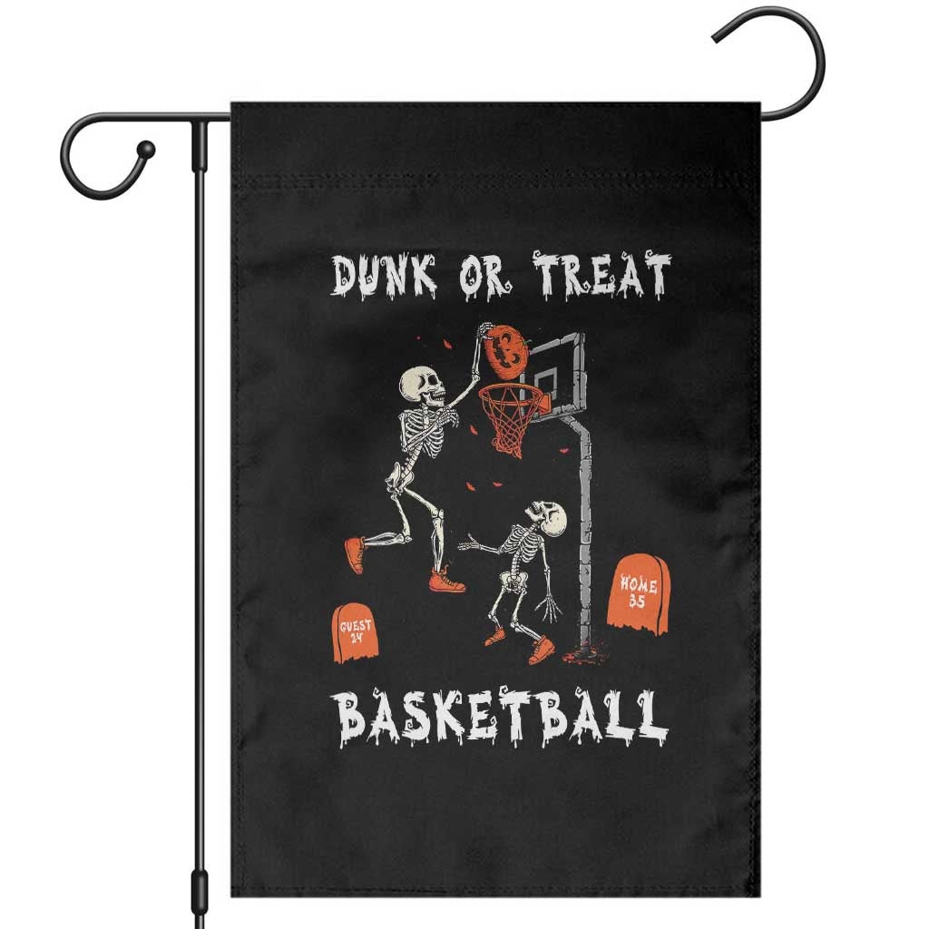 Halloween Skeleton Basketball Garden Flag Funny Basketballer Sports Player TS10 Black Print Your Wear