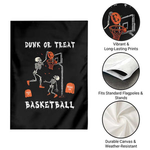 Halloween Skeleton Basketball Garden Flag Funny Basketballer Sports Player TS10 Print Your Wear