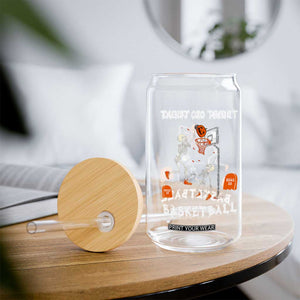 Halloween Skeleton Basketball Glass Can Funny Basketballer Sports Player TS10 Print Your Wear