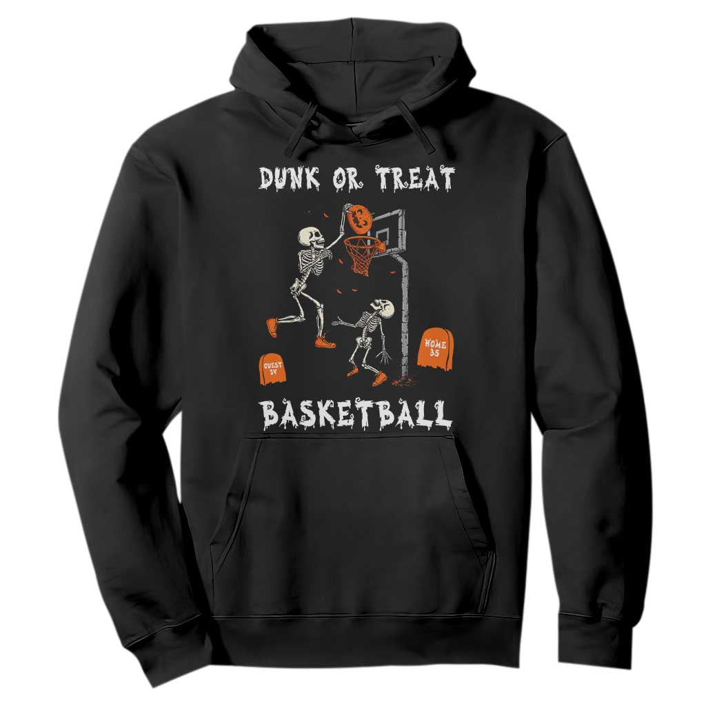 Halloween Skeleton Basketball Hoodie Funny Basketballer Sports Player TS10 Black Print Your Wear