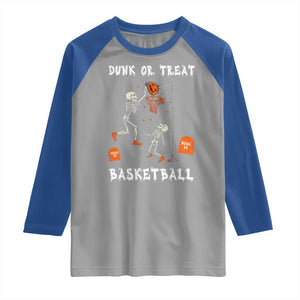 Halloween Skeleton Basketball Raglan Shirt Funny Basketballer Sports Player TS10 Sport Gray Royal Print Your Wear