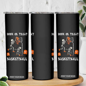 Halloween Skeleton Basketball Skinny Tumbler Funny Basketballer Sports Player TS10 Print Your Wear
