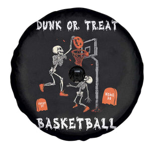 Halloween Skeleton Basketball Spare Tire Cover Funny Basketballer Sports Player TS10 Print Your Wear