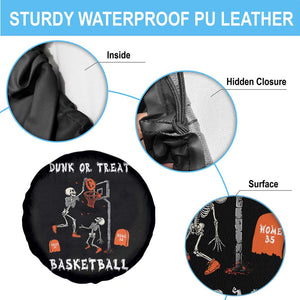 Halloween Skeleton Basketball Spare Tire Cover Funny Basketballer Sports Player TS10 Print Your Wear
