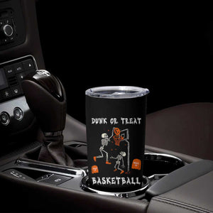 Halloween Skeleton Basketball Tumbler Cup Funny Basketballer Sports Player - Print Your Wear