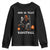 Halloween Skeleton Basketball Youth Sweatshirt Funny Basketballer Sports Player TS10 Black Print Your Wear
