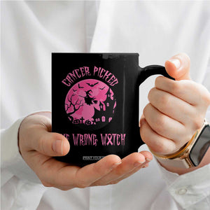 Breast Cancer Halloween Coffee Mug In October We Wear Pink Witch TS10 Print Your Wear