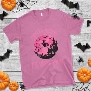 Breast Cancer Halloween T Shirt In October We Wear Pink Witch TS10 Azalea Print Your Wear