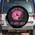 Breast Cancer Halloween Spare Tire Cover In October We Wear Pink Witch TS10 No hole Black Print Your Wear
