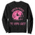 Breast Cancer Halloween Sweatshirt In October We Wear Pink Witch - Print Your Wear
