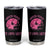 Breast Cancer Halloween Tumbler Cup In October We Wear Pink Witch - Print Your Wear