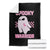 Breast Cancer Halloween Throw Blanket Ghost Wear Pink Ribbon Spooky Warrior TS10 Black Print Your Wear