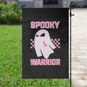 Breast Cancer Halloween Garden Flag Ghost Wear Pink Ribbon Spooky Warrior TS10 Print Your Wear