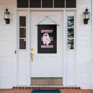 Breast Cancer Halloween Garden Flag Ghost Wear Pink Ribbon Spooky Warrior TS10 Print Your Wear