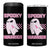 Breast Cancer Halloween 4 in 1 Can Cooler Tumbler Ghost Wear Pink Ribbon Spooky Warrior TS10 One Size: 16 oz Black Print Your Wear