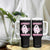 Breast Cancer Halloween Tumbler With Handle Ghost Wear Pink Ribbon Spooky Warrior TS10 Print Your Wear